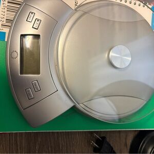 Macy's Silver Digital Kitchen Scale with LCD Display